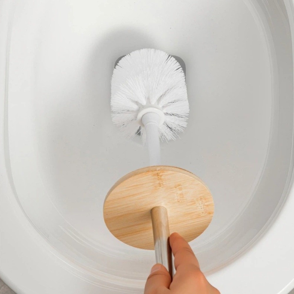 Brush Bristle Set - Anti Drip Toilet Brush Set Standing