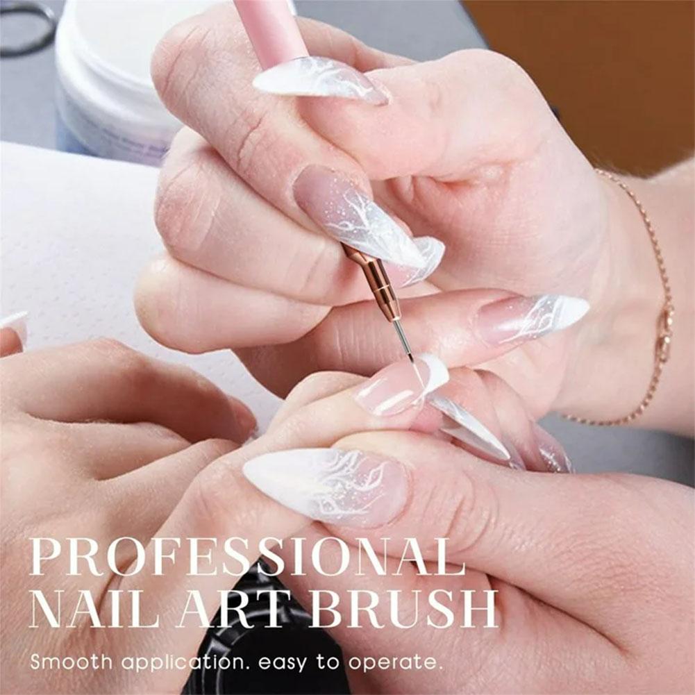 5PCS Nail Art Liner Brush Set  - đánh giá và giá Brush Bristle Set