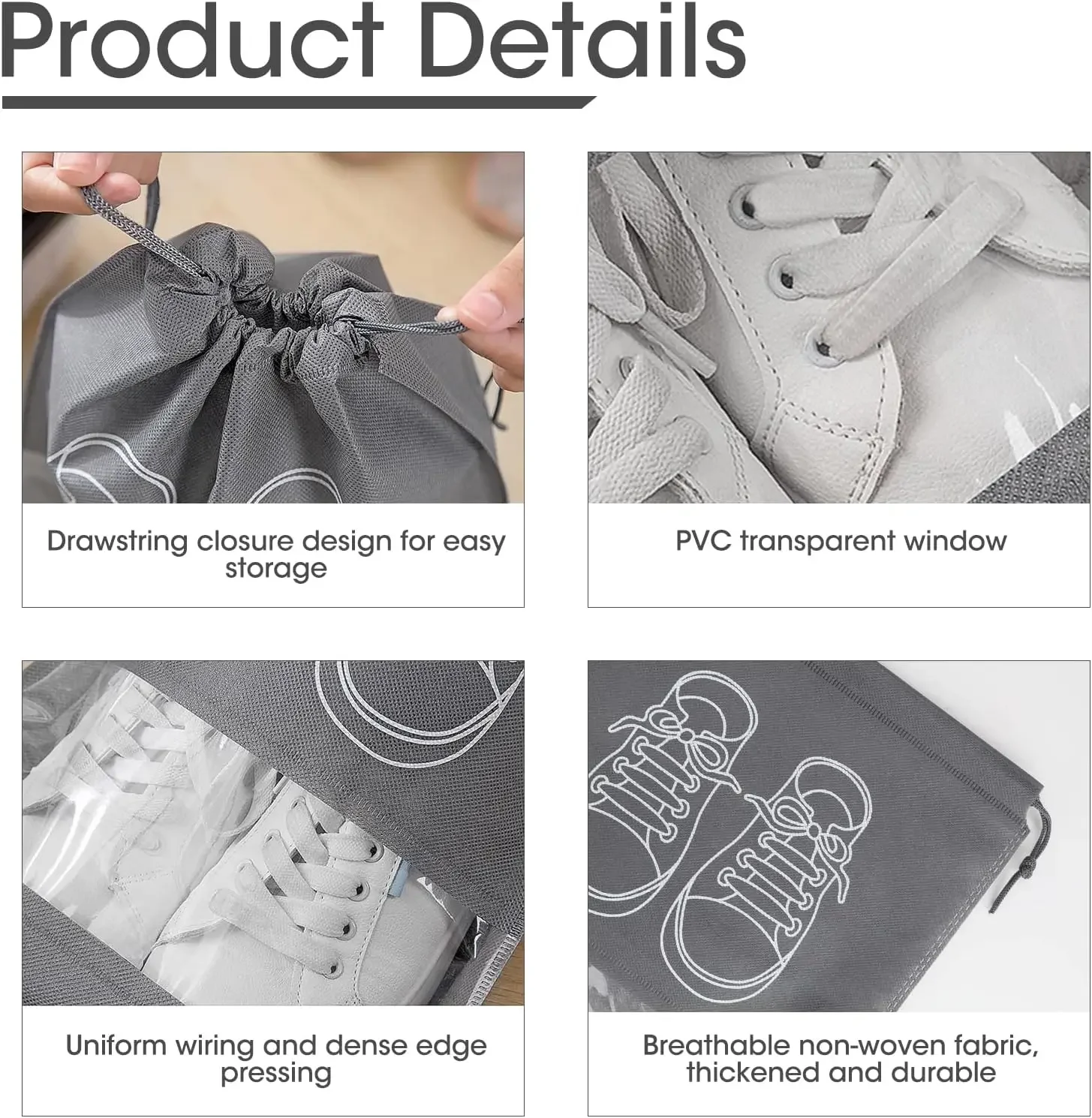 5/10PCS Shoes Storage Organize - đánh giá và giá Shoe Bag Dust