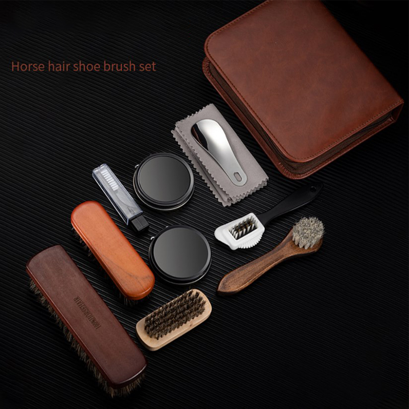 HorseHair Shoe Brush Set Leath - đánh giá và giá Sneaker Leather Care