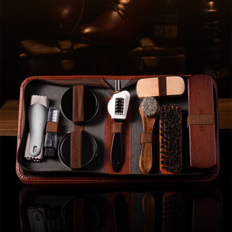 HorseHair Shoe Brush Set Leath - đánh giá và giá Sneaker Leather Care