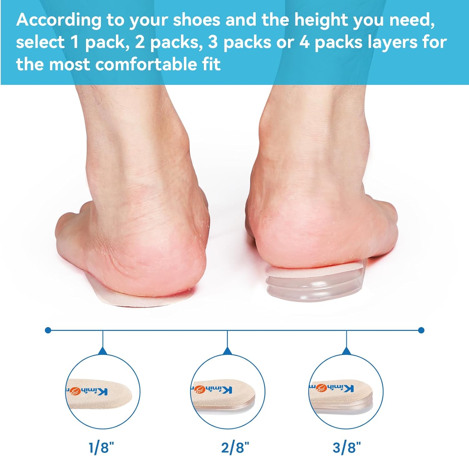 Sumifun 1Pair Gel Insole Silic - đánh giá và giá Shoe Polish Cream