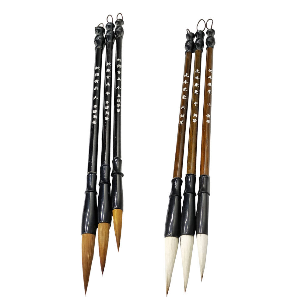 6Pcs Chinese Calligraphy Brush - đánh giá và giá Brush Bristle Set