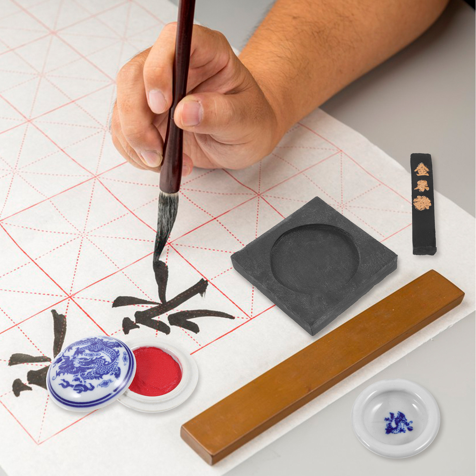 1Set Chinese Calligraphy Brush - đánh giá và giá Brush Bristle Set