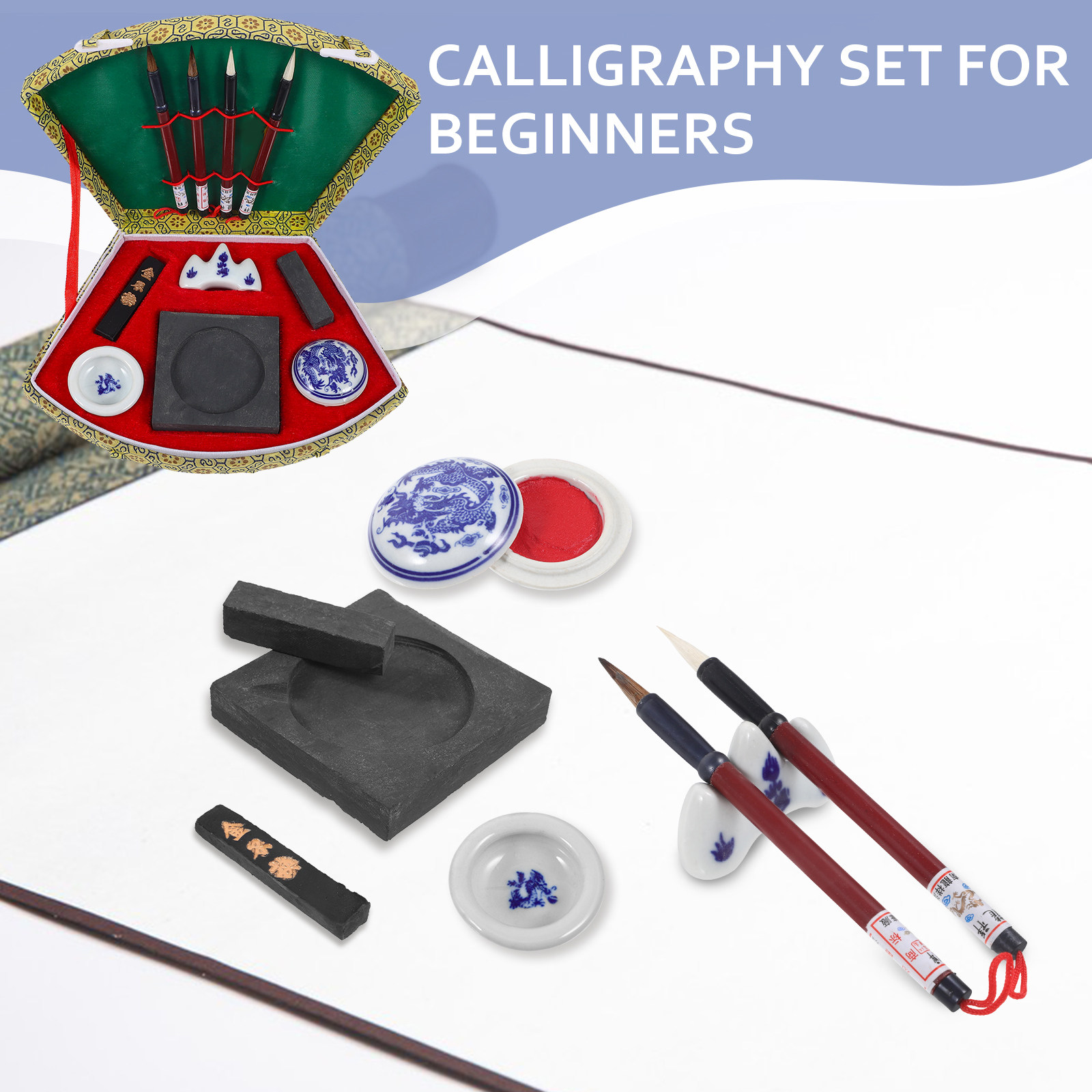 1Set Chinese Calligraphy Brush - đánh giá và giá Brush Bristle Set