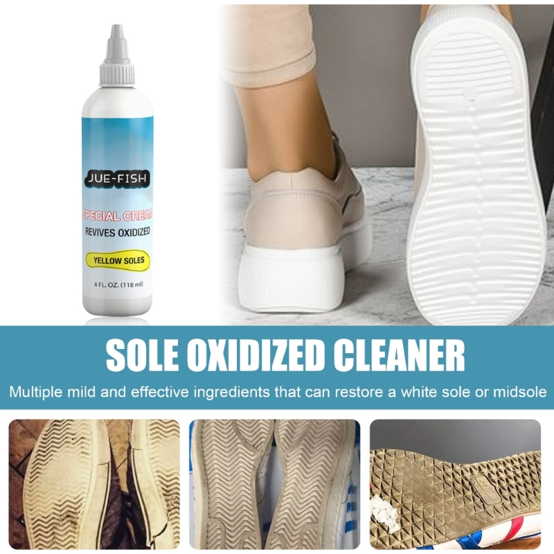 118ml White Shoes Cleaning Sol - đánh giá và giá Sole Edge Whitener