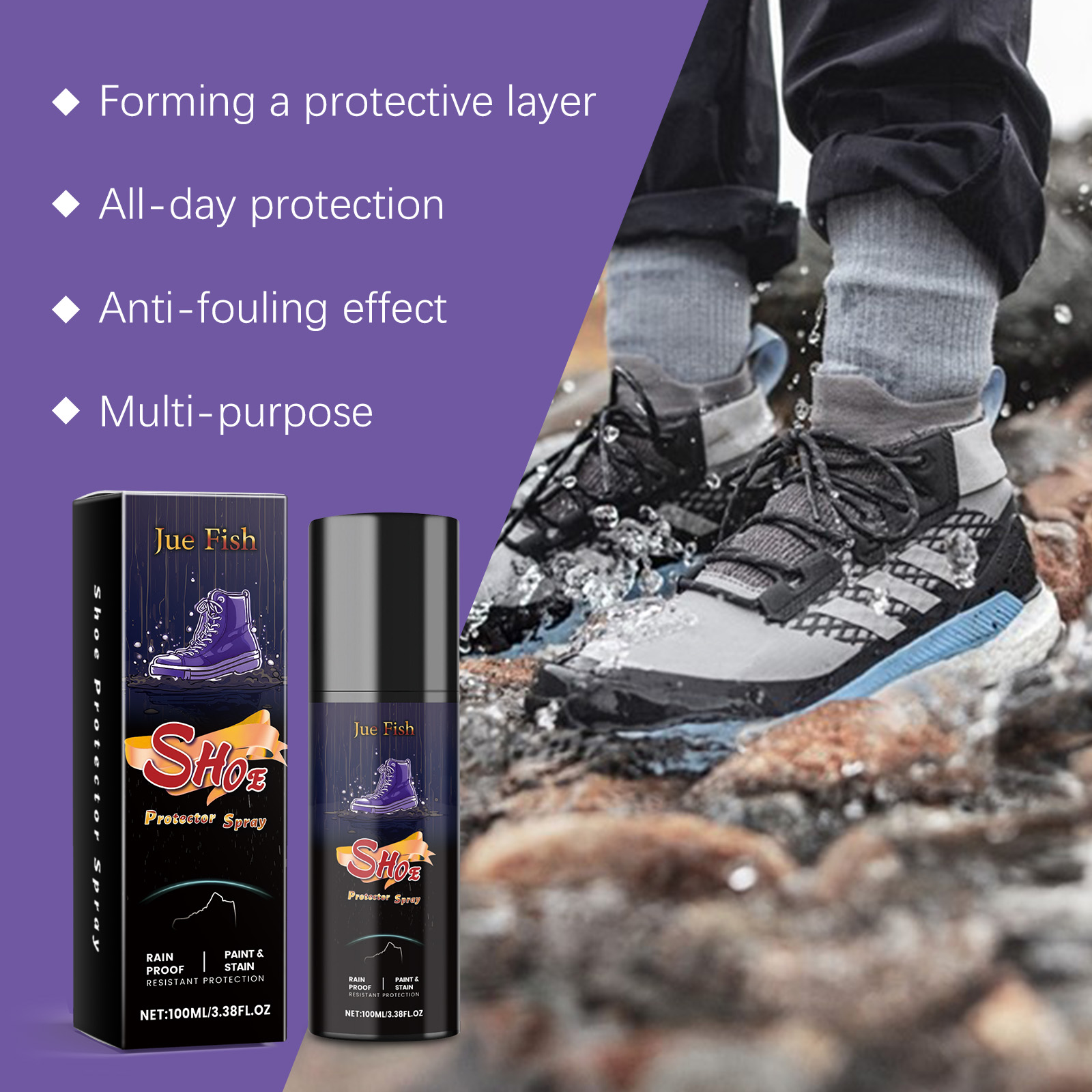 100ml Shoe Waterproof Spray Na - đánh giá và giá Sneaker Protector Spray