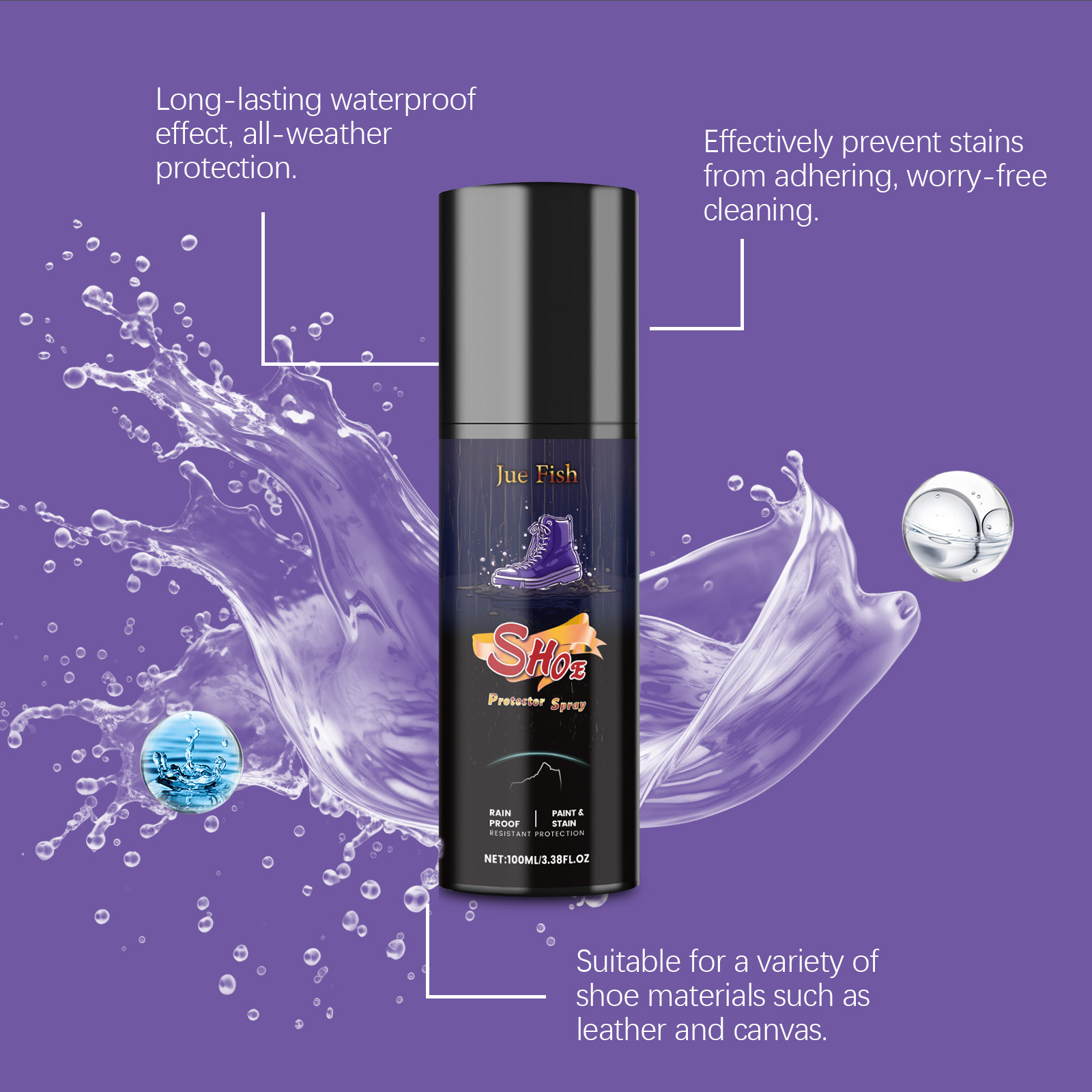 100ml Shoe Waterproof Spray Na - đánh giá và giá Sneaker Protector Spray